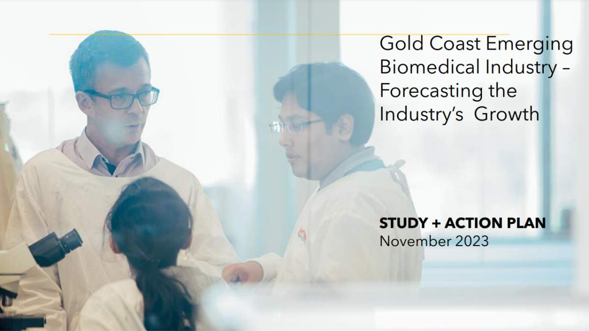 Gold Coast Emerging Biomedical Industry - Forecasting the Industry's Growth